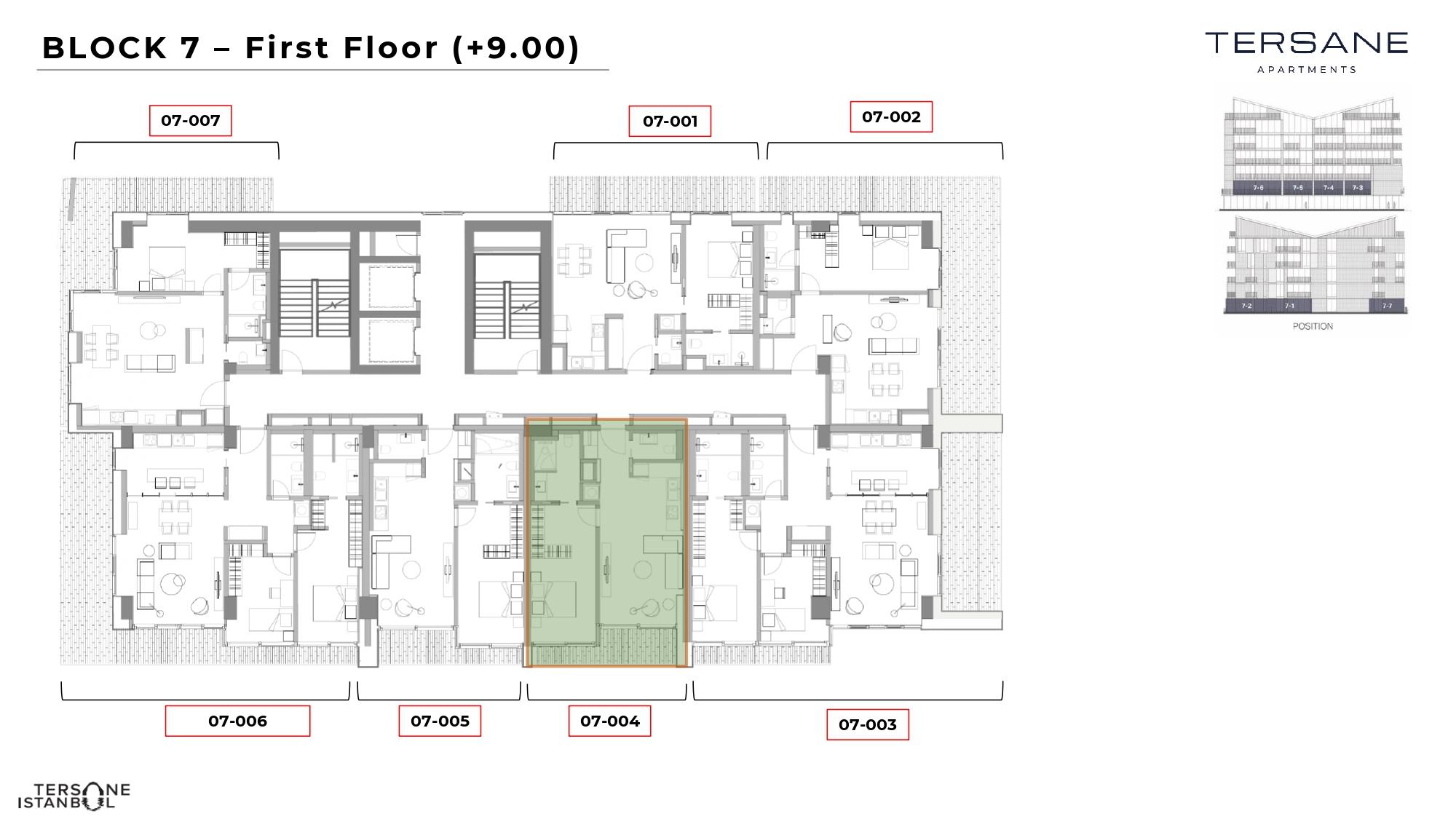 Luxury 1+1 Waterfront Apartment in Tersane Istanbul - Suitable for Citizenship