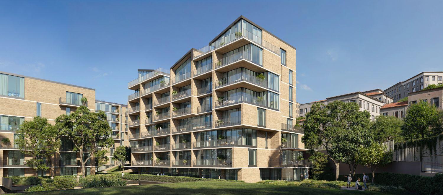 Luxury 1+1 Waterfront Apartment in Tersane Istanbul - Suitable for Citizenship