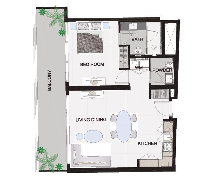 The Community Sports Arena - 1 Bedroom Apartment - Modern Apartments in Sports City