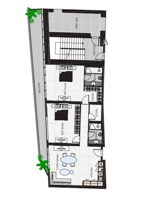 The Community Sports Arena - 2 Bedroom Apartment - Modern Apartments in Sports City