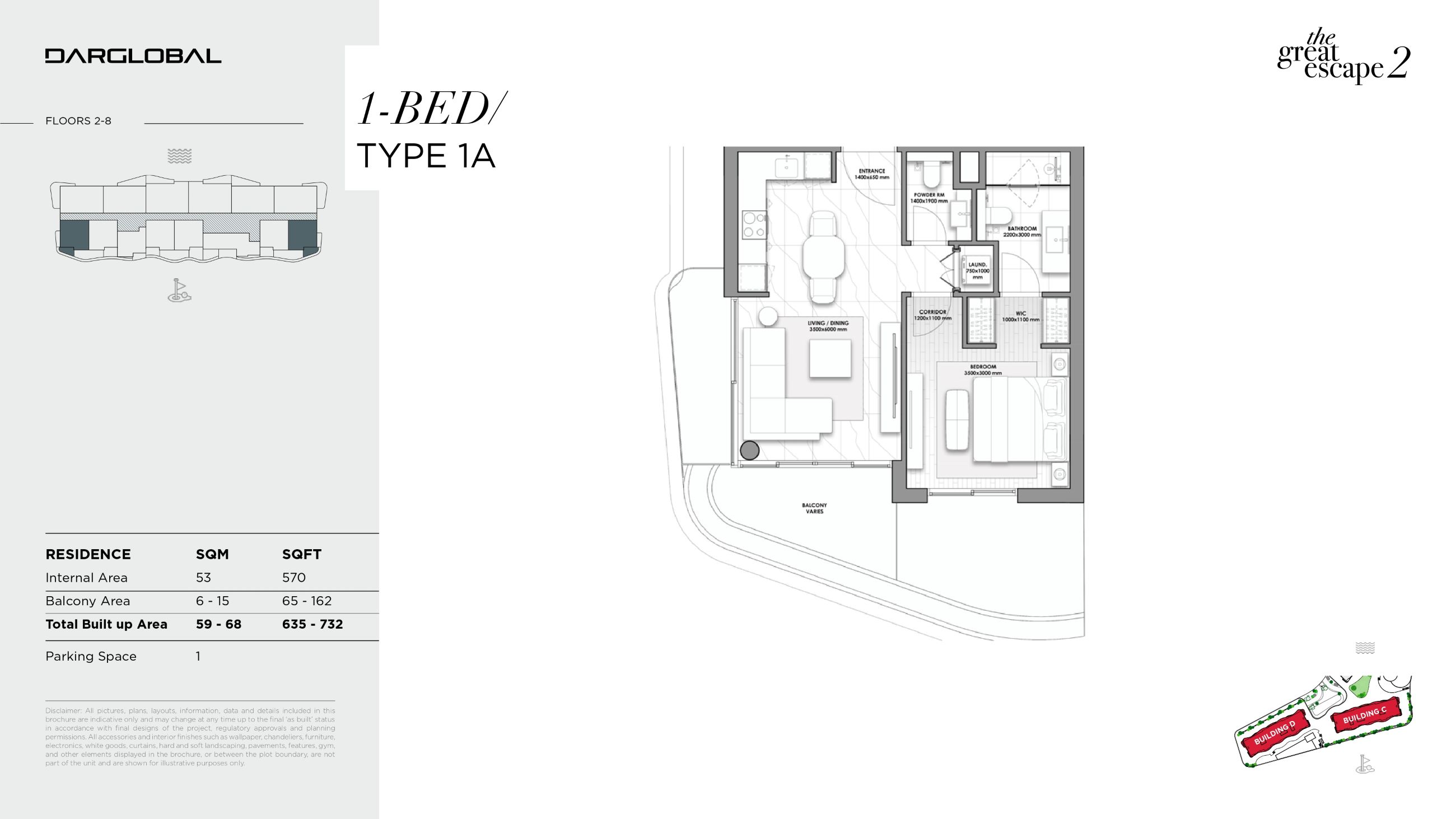 THE GREAT ESCAPE 2  -  One Bedroom Apartment