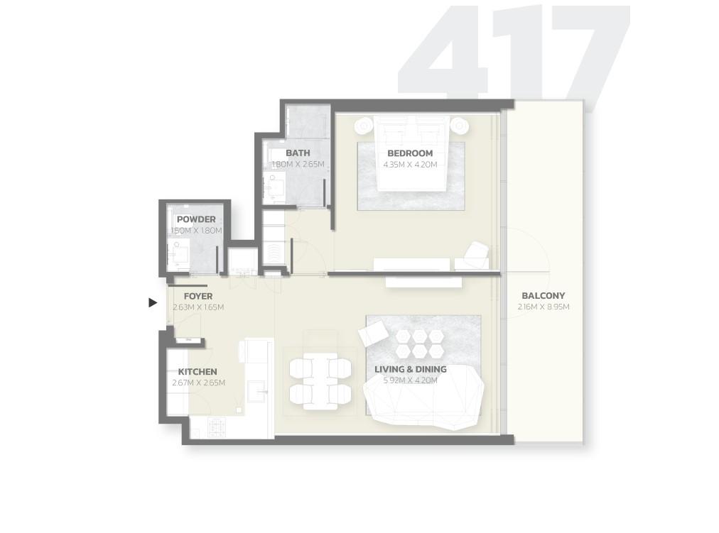 Tonino Lamborghini Residences - 1 Bedroom Apartment - Italian Elegance in Meydan