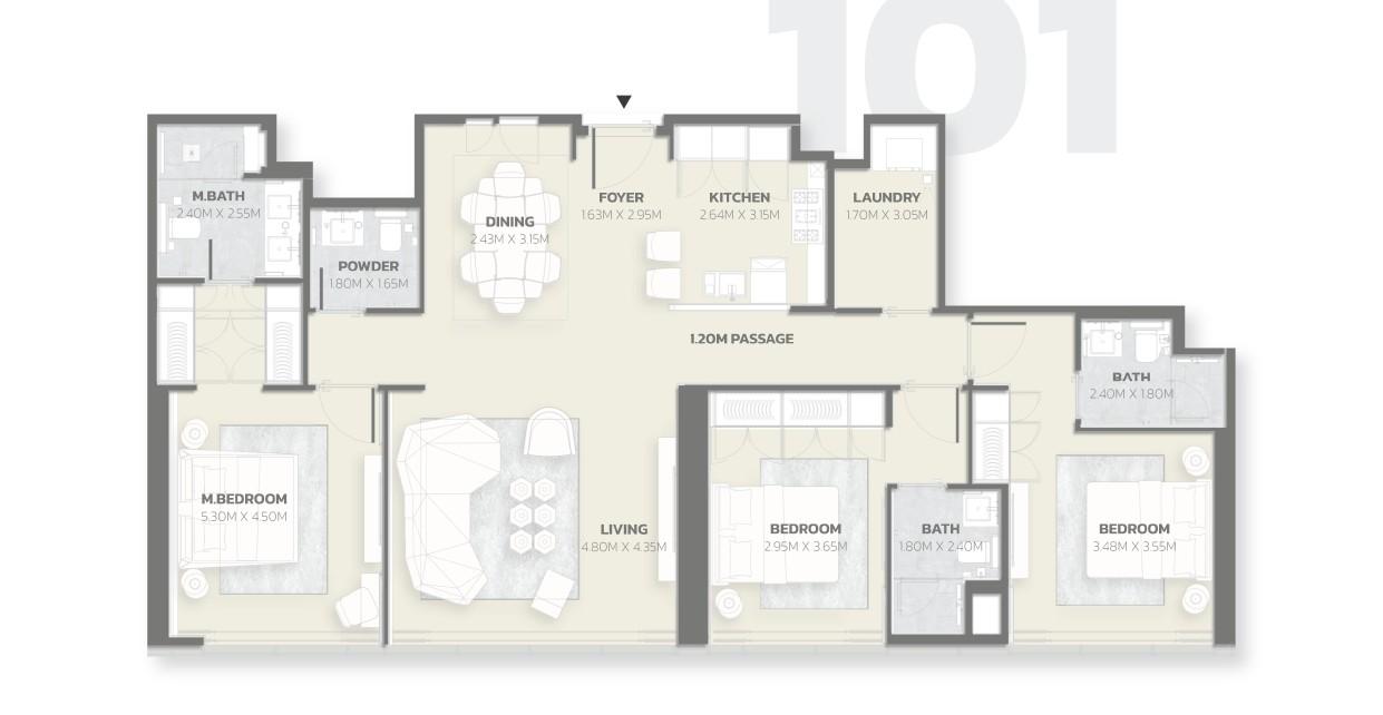 Tonino Lamborghini Residences - 3 Bedroom Apartment - Italian Elegance in Meydan