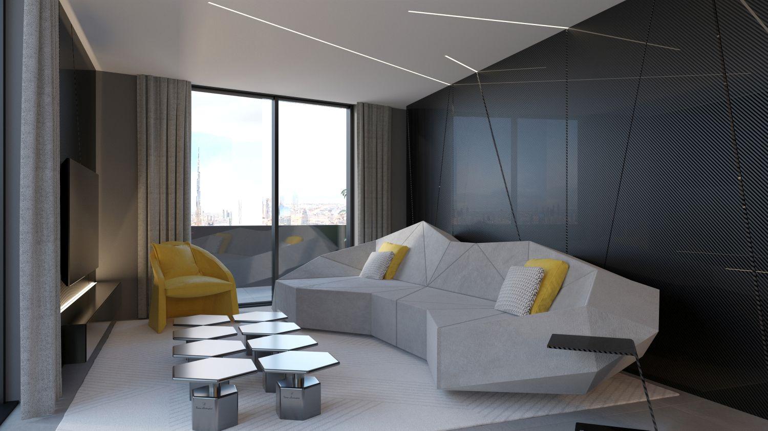Tonino Lamborghini Residences - 1 Bedroom Apartment - Italian Elegance in Meydan