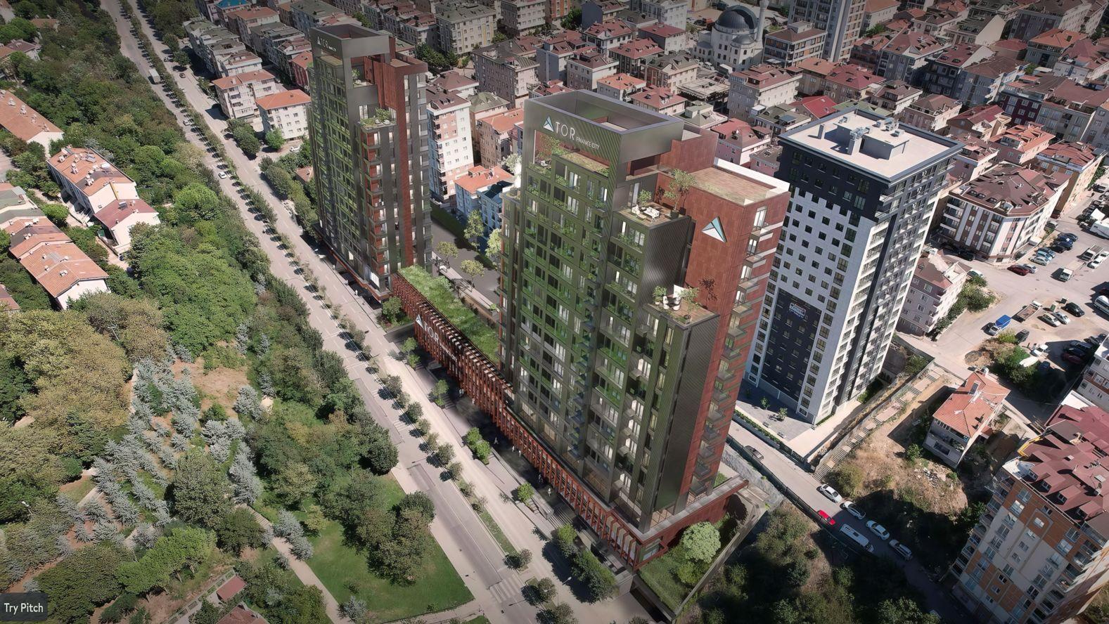 TOR Finance City: Luxury 1+1 & 2+1 Apartments in Ümraniye - Suitable for Citizenship