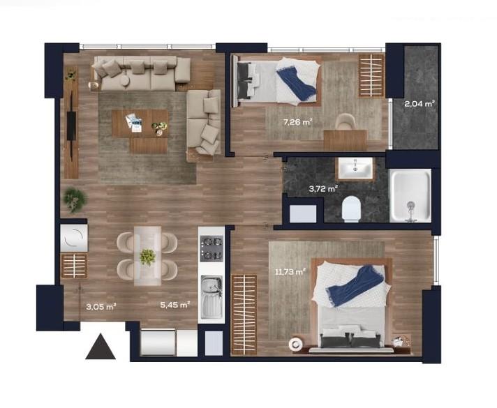 TOR Finance City: Luxury 1+1 & 2+1 Apartments in Ümraniye - Suitable for Citizenship