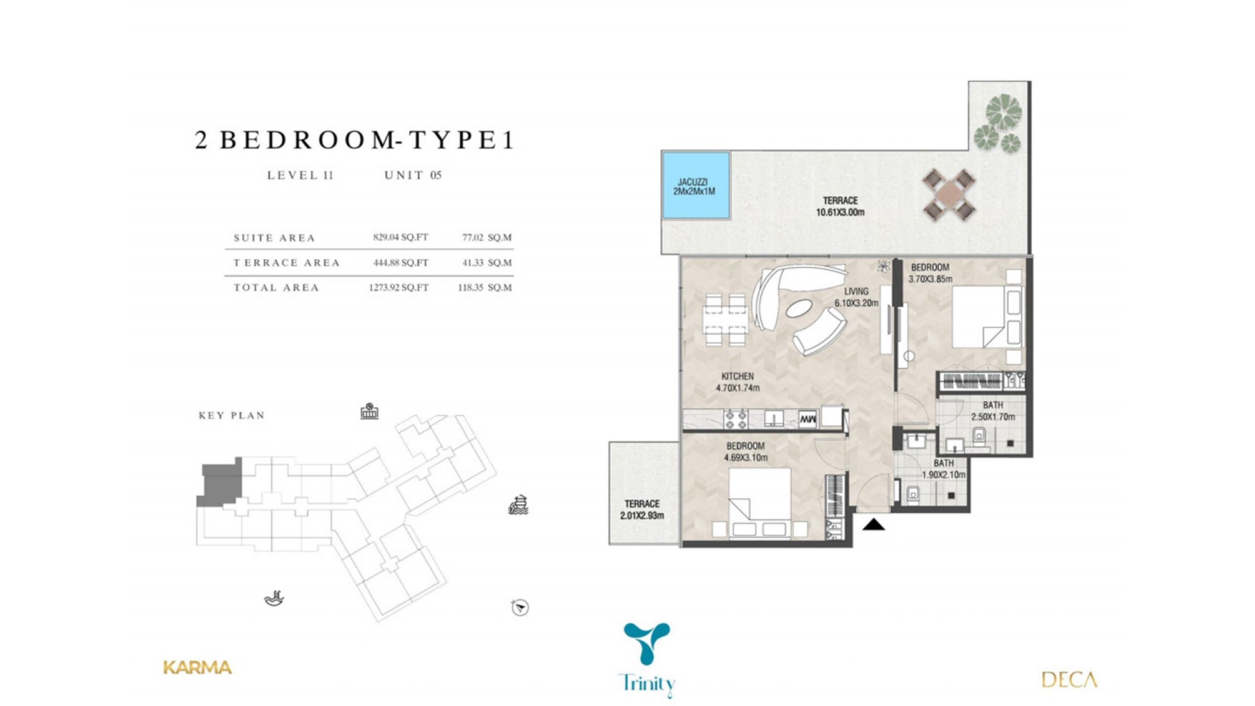 Trinity Residences - 2 Bedroom Apartment