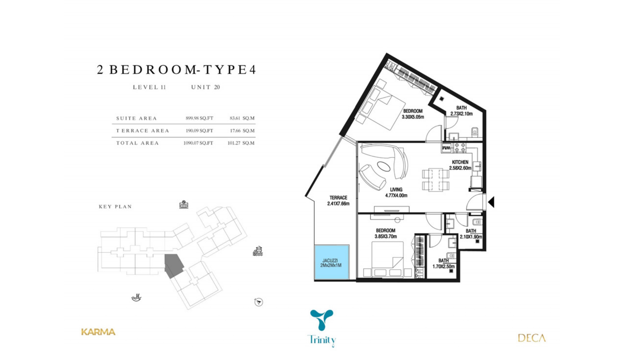 Trinity Residences - 2 Bedroom Apartment