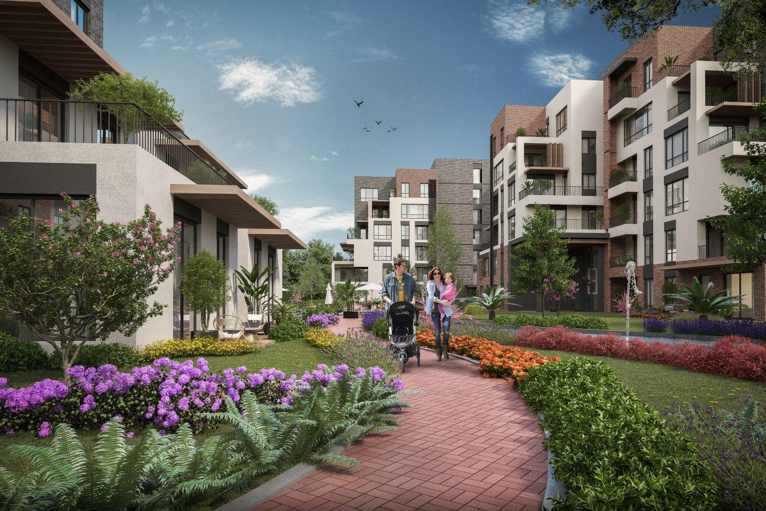 2 Units of 2+1 Apartments with Lake View in Tual Golyaka – Suitable for Citizenship