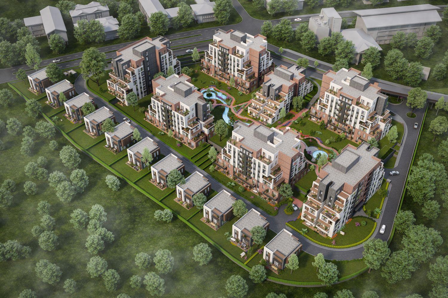 2 Units of 2+1 Apartments with Lake View in Tual Golyaka – Suitable for Citizenship