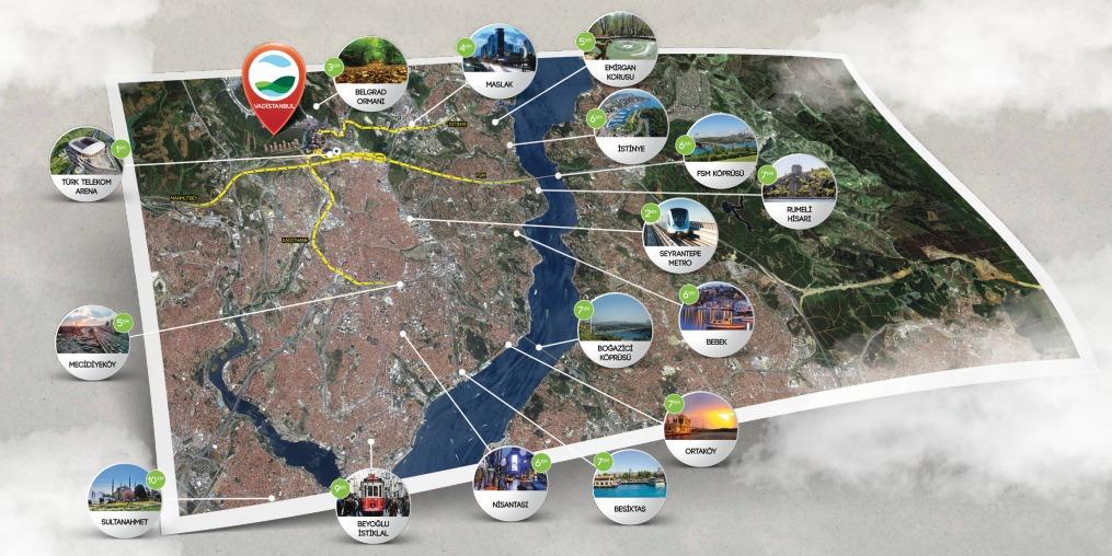 آپارتمان مدرن دو خوابه در قلب استانبول