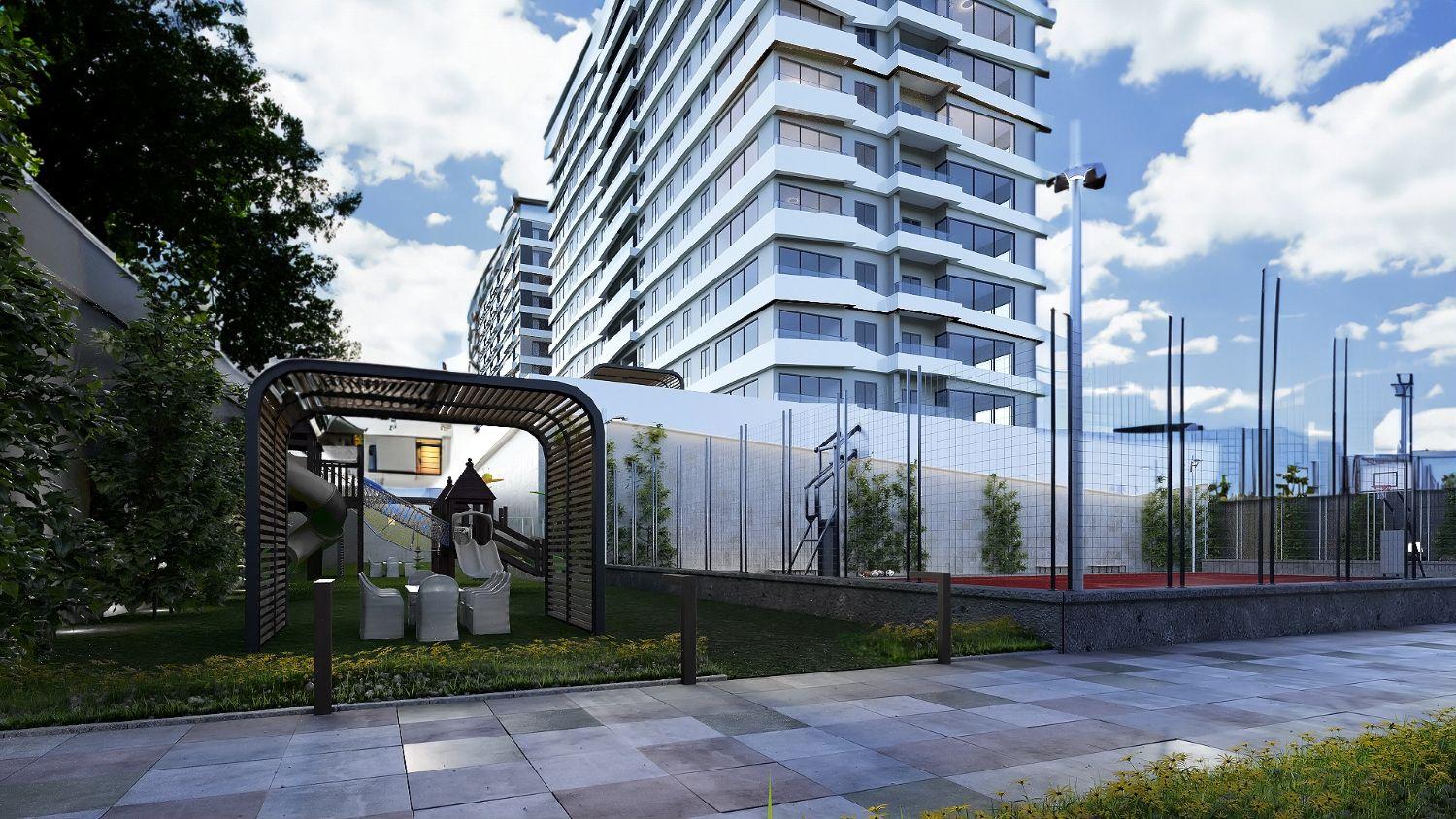 Luxury 1 Bedroom Apartment for Sale in Basın Ekspres