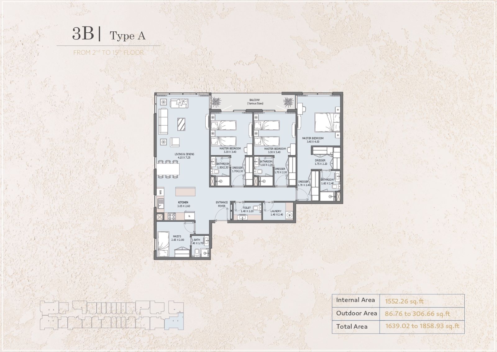 Verdana 4 Residence & Townhouses- Dubai Investment Park - 3 Odalı Daire