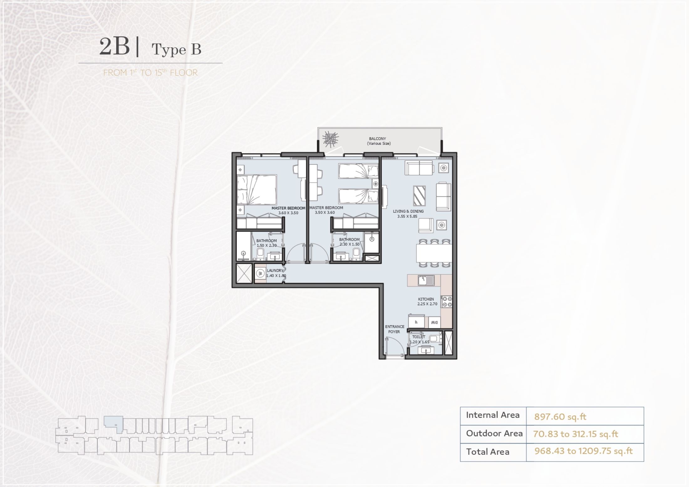 Verdana V Residence & Townhouses - 2 Odalı Daire