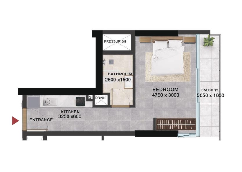 Vivanti Residences - Stüdyo