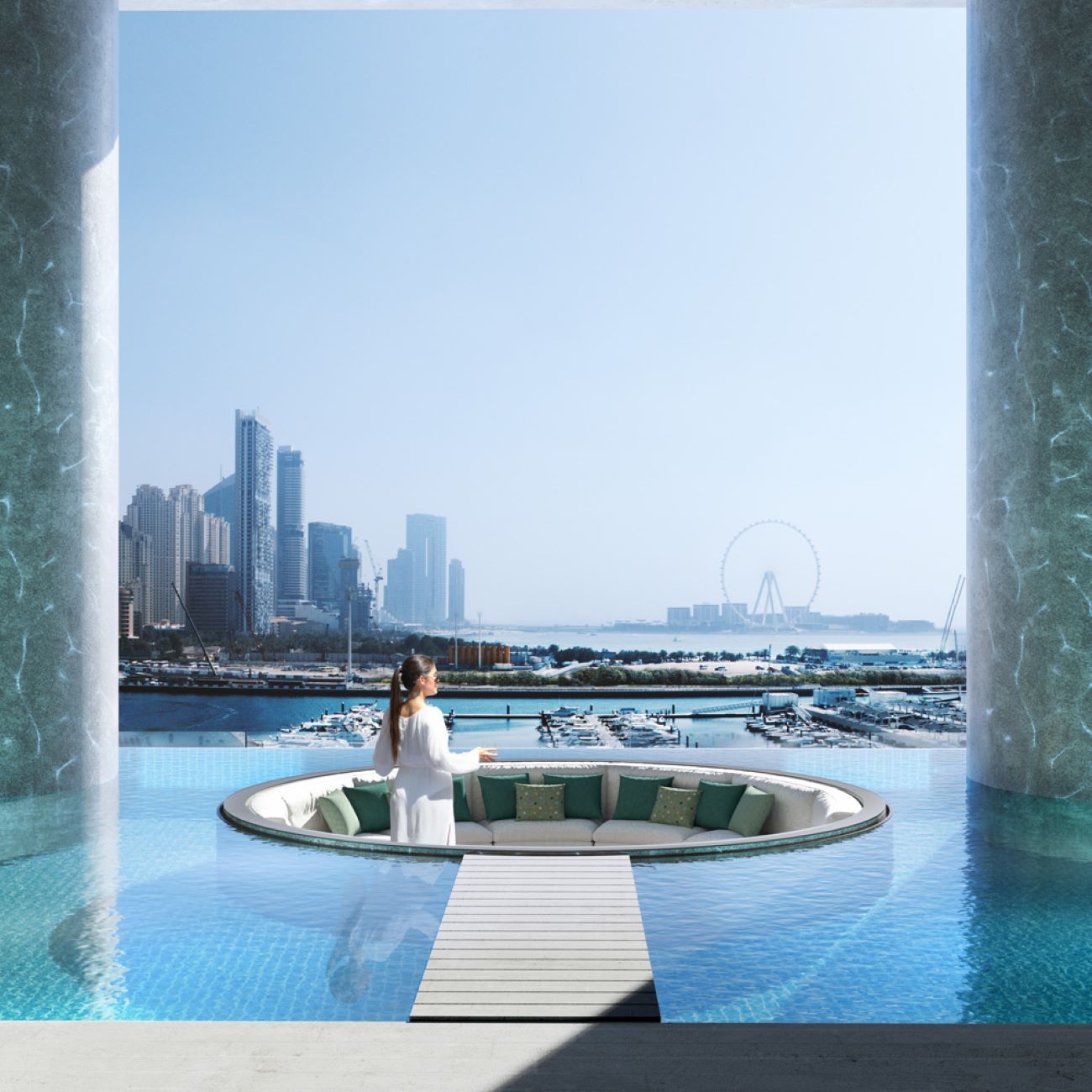 W Residences at Dubai Harbour - 4 Bedroom Apartment + Maids Room + Study Room