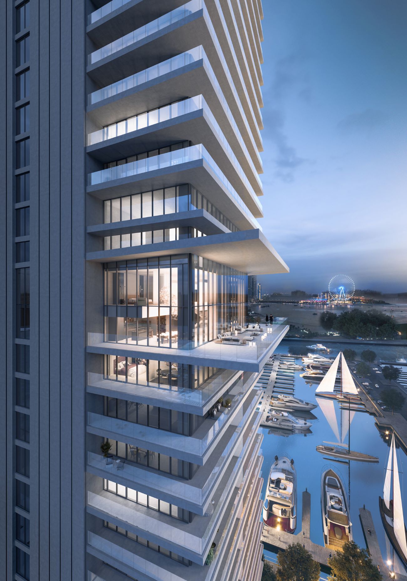 W Residences at Dubai Harbour - 4 Bedroom Apartment + Maids Room + Study Room