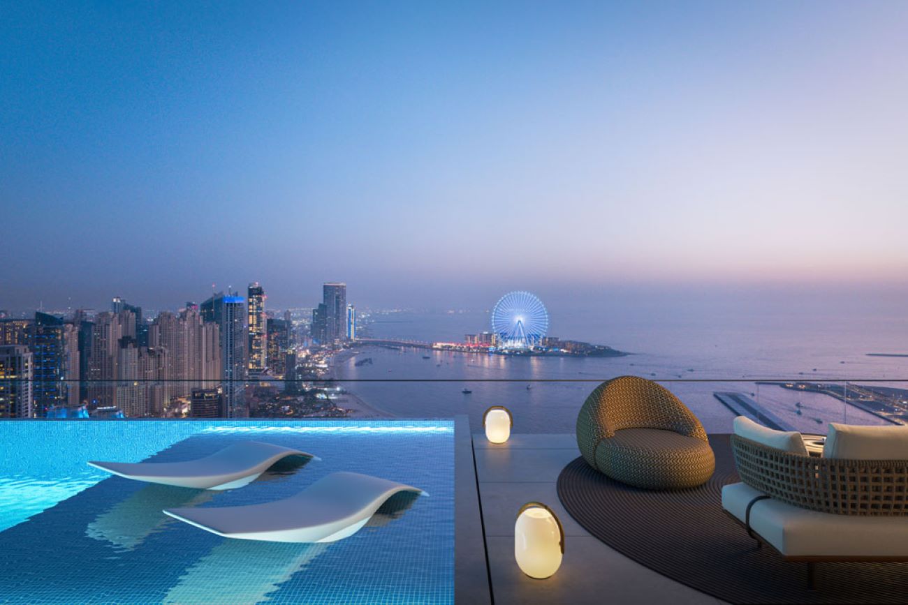 W Residences at Dubai Harbour - 4 Bedroom Apartment + Maids Room + Study Room