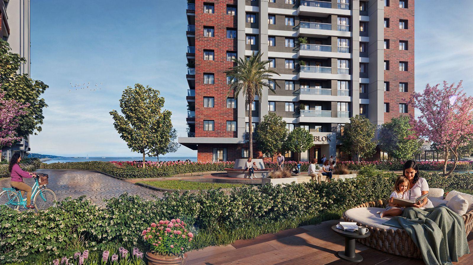 Yalı 360: 2 Units of 2+1 Apartments in Küçükçekmece - Suitable for Citizenship