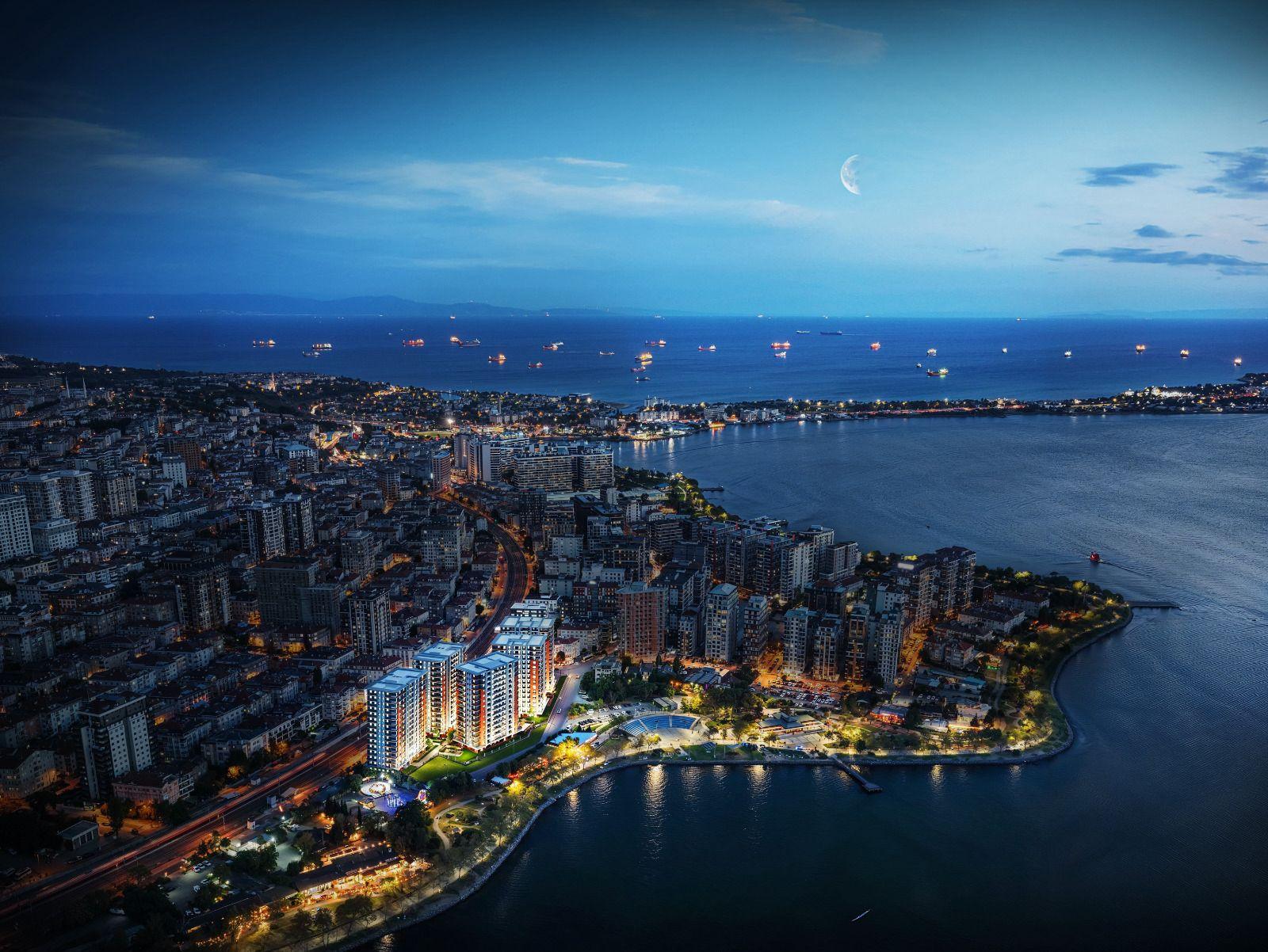 Yalı 360: 2 Units of 2+1 Apartments in Küçükçekmece - Suitable for Citizenship