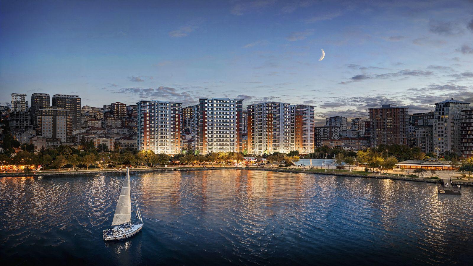 Yalı 360: 2 Units of 2+1 Apartments in Küçükçekmece - Suitable for Citizenship