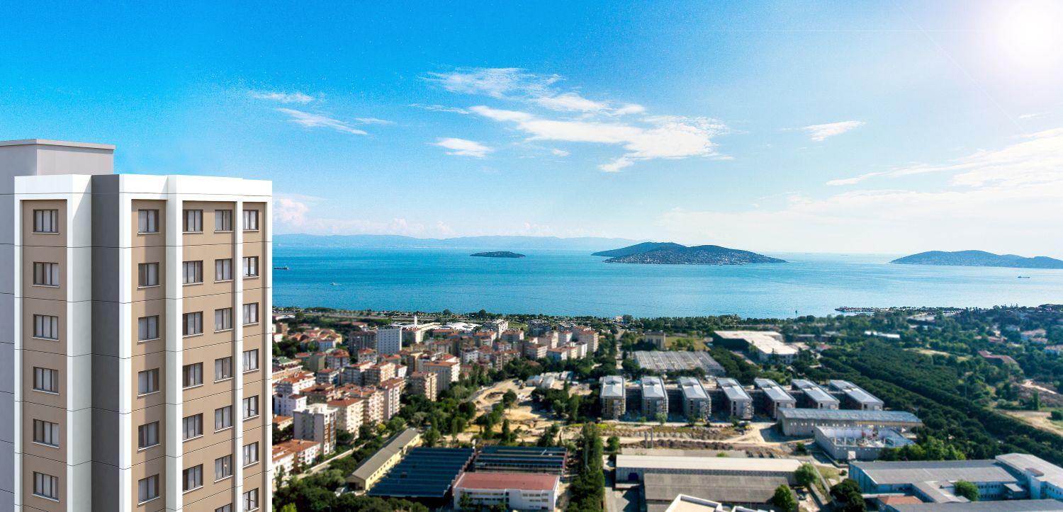 Kartal Sahile Yakın Lüks Satılık 1 Odalı Daire